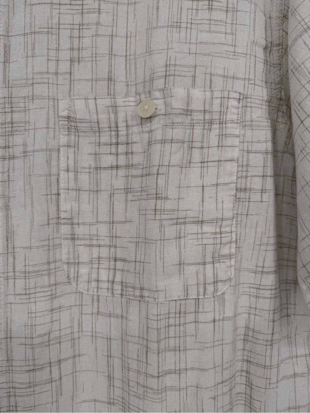 Chereskin Washable Linen Button Up Camp Shirt XL Coastal Minimalist Dadcore - Picture 2 of 7
